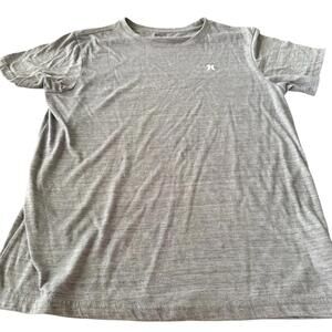 Hurley Solid Light Gray Tee Shirt Short Sleeve Size M